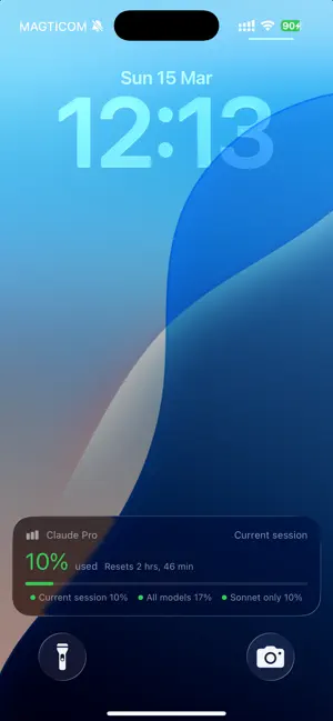 TokenBar Mobile iPhone screenshot 1