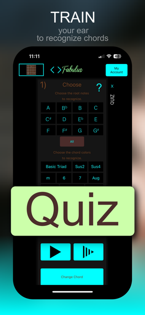‎Guitar Chord Analyzer: FABULUS Screenshot