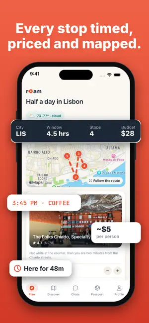 Roam: Day Trip Planner screenshot 3