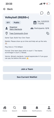 QuickCourt screenshot