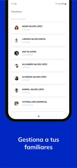Captura de pantalla de Vithas en iPhone 5