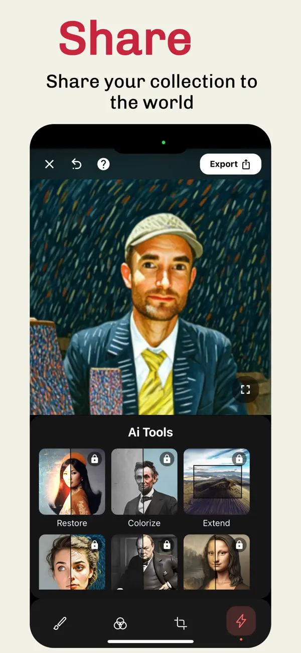 #5. AI Vintage Photo Restore (iOS) By: Maxime Gheysen