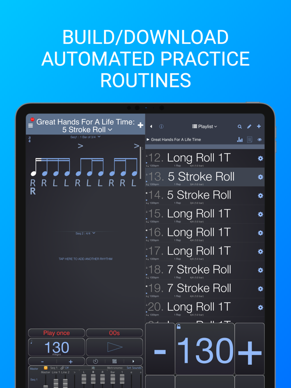 PolyNome Pro: Drum Sequencer iPad app afbeelding 7