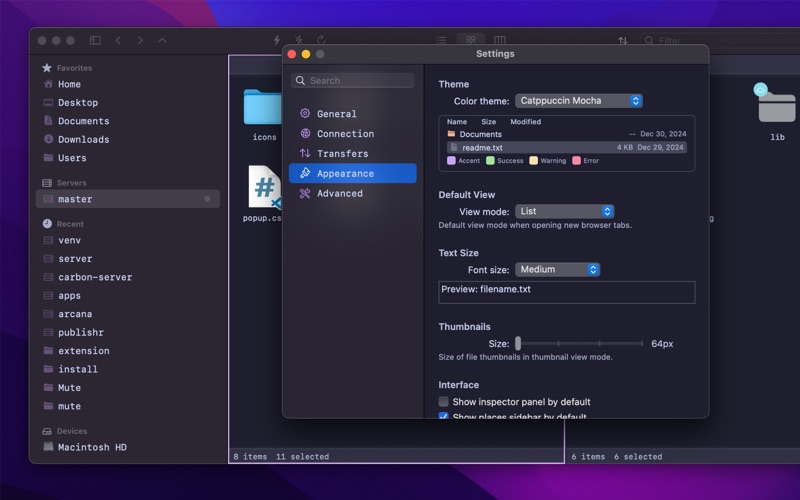 Gopher FTP screenshot
