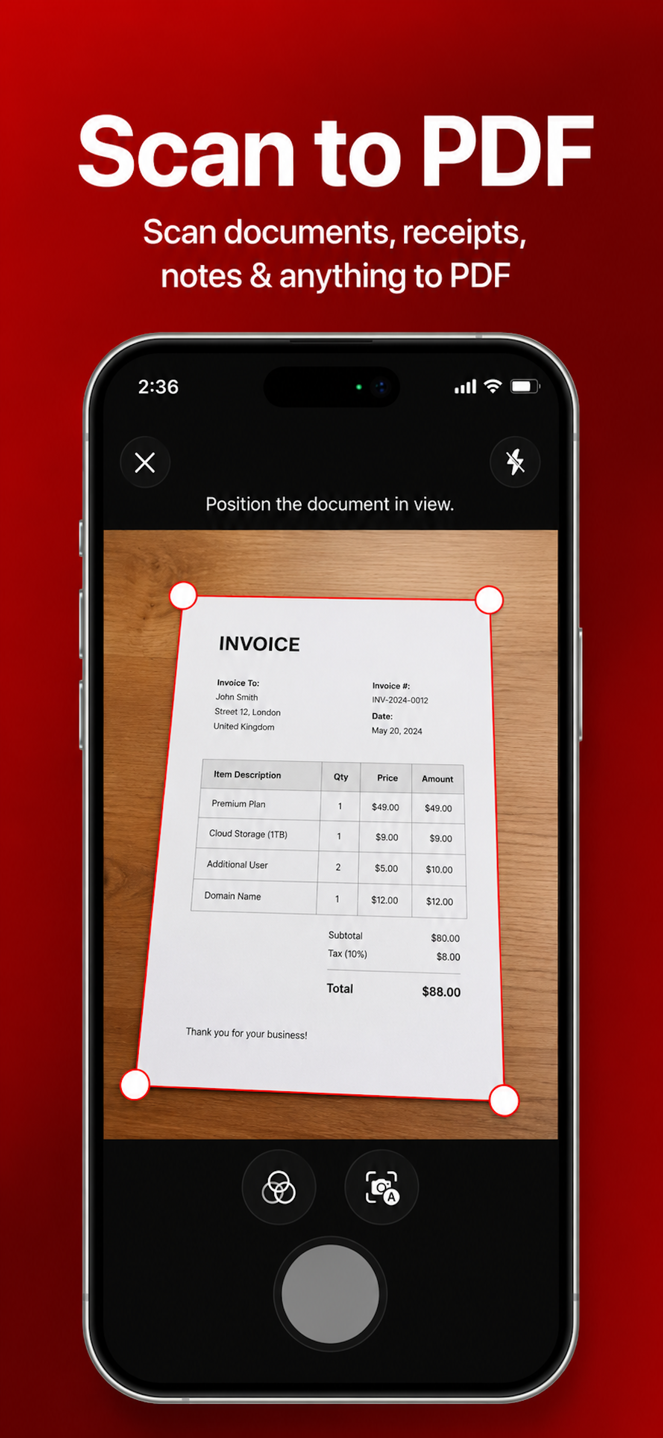 Image to PDF · screenshot 3