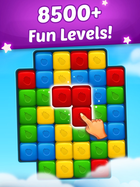 Fruit Cube Blast: Match 3 Game