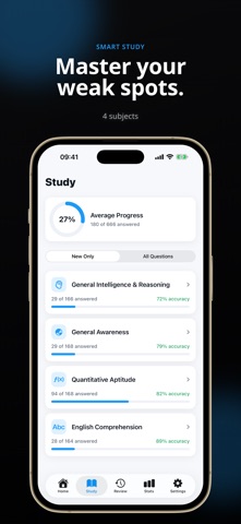 SSC CGL Prep: Mock Tests iPhone screenshot