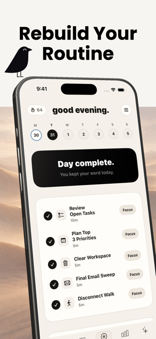 Next Routine: Routine Planner Screenshot 1 of 6