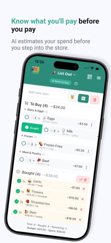 List Owl: Shopping List Screenshot 5 of 8