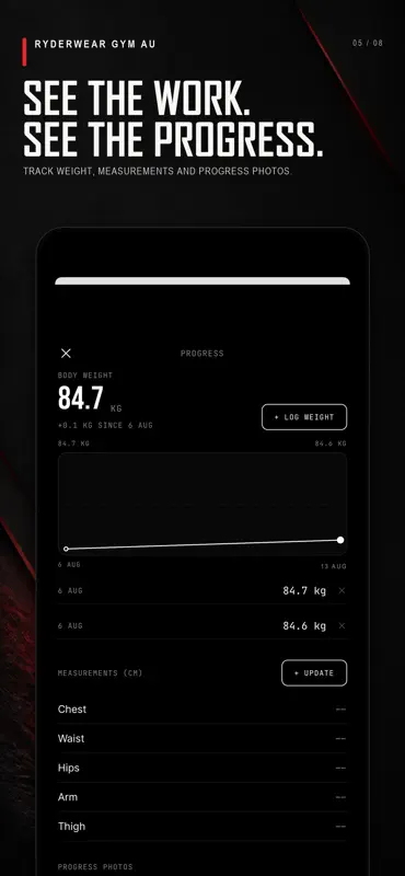 Ryderwear Gym AU screenshot 5 of 8