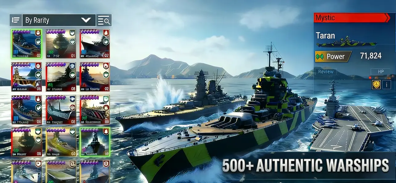Armada: Warships Legends iOS Mod IPA screenshot 4 - iOS game interface