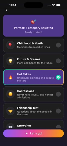 Qurious – Party Questions Screenshot 1 of 5