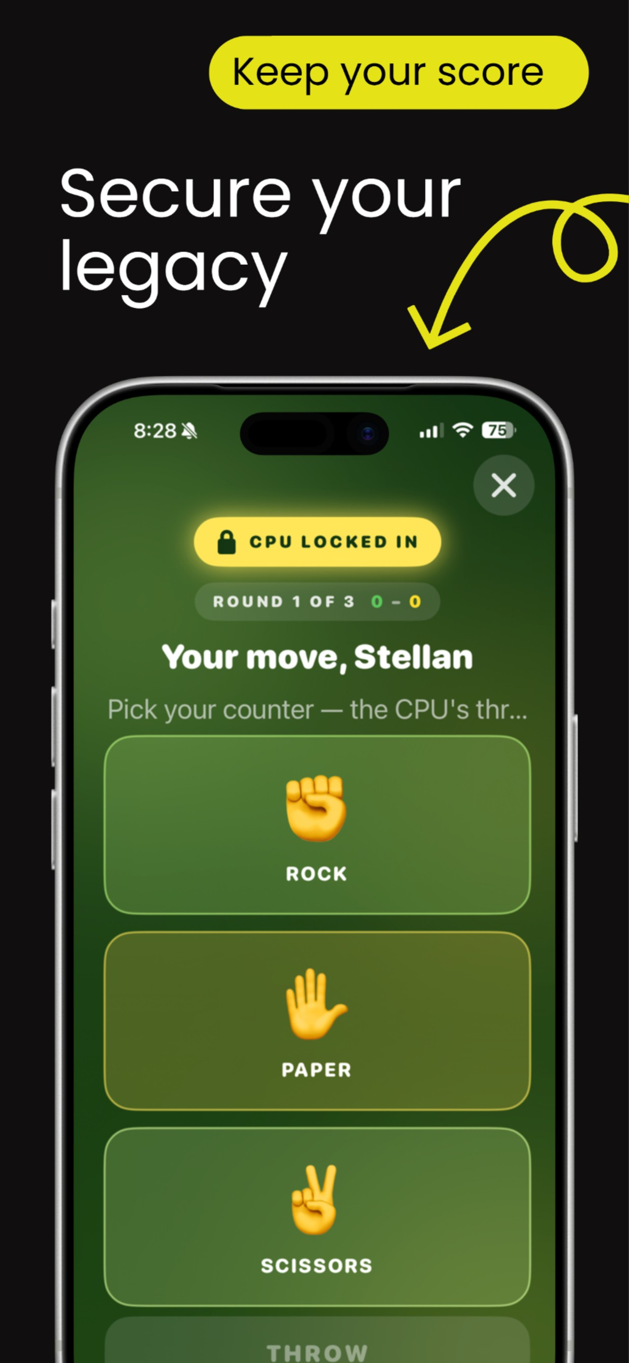 Rock Paper Scissors Throwdown screenshot 3