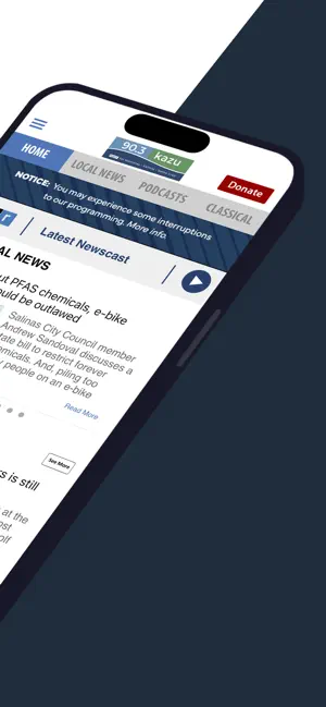 KAZU Public Radio App screenshot 2