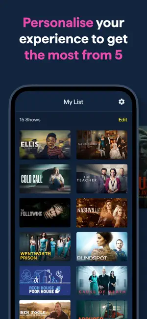 Channel 5 iPhone screenshot 4