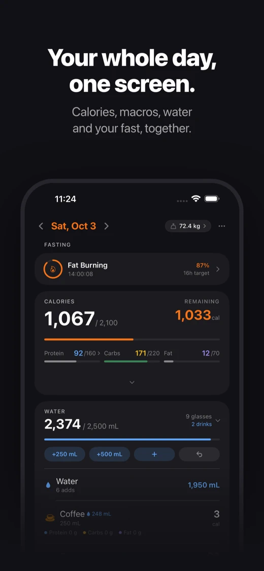 Tare: Calorie & Macro Tracker screenshot 1