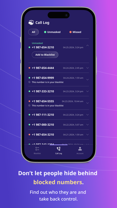 iCaughtYou: Reveal No CallerID Screenshot