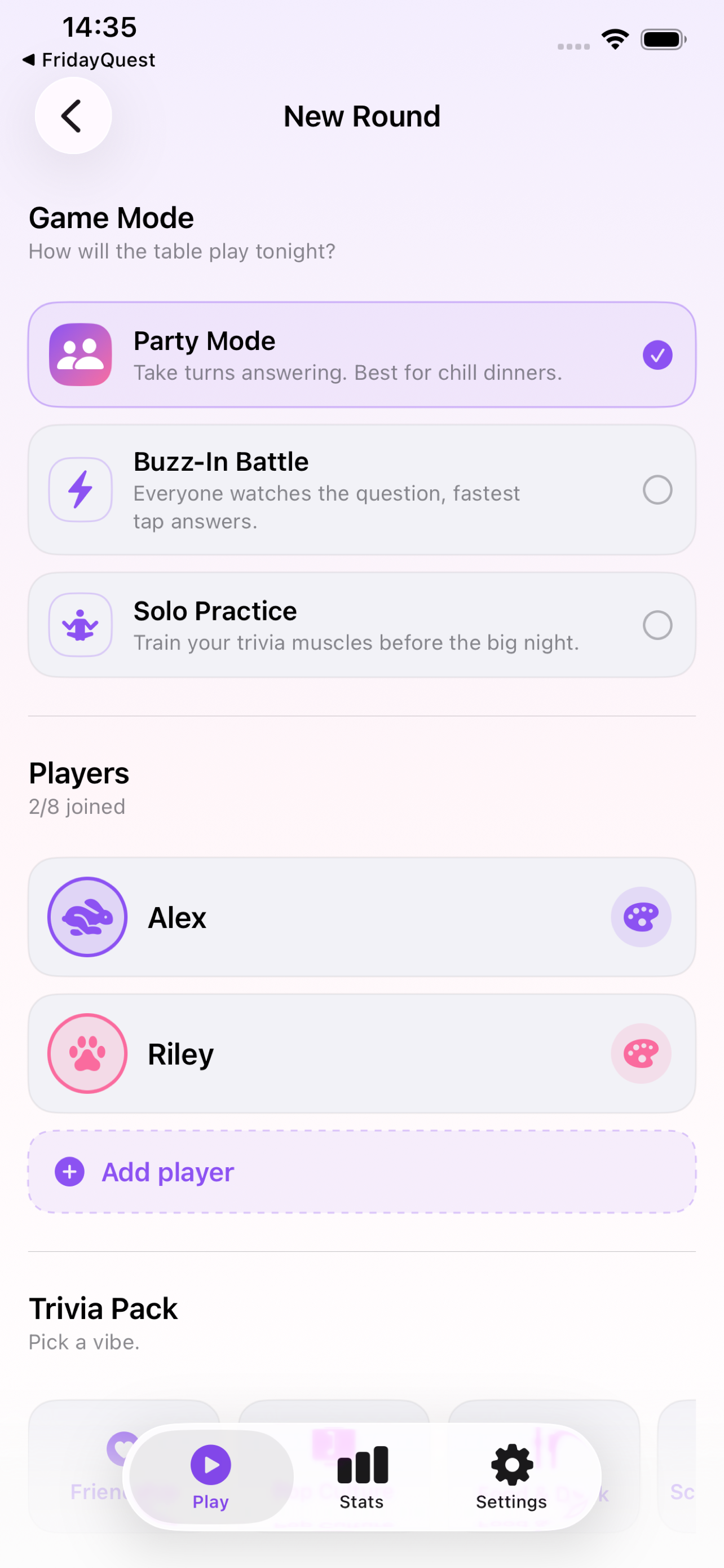 FriendQuiz Buzz