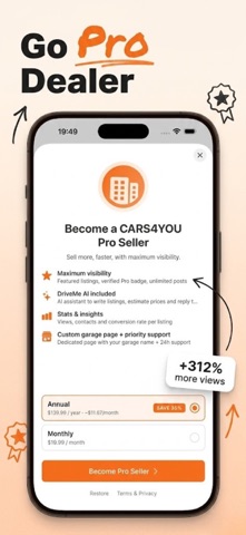 Cars4You: AI Used Car Finder iPhone screenshot