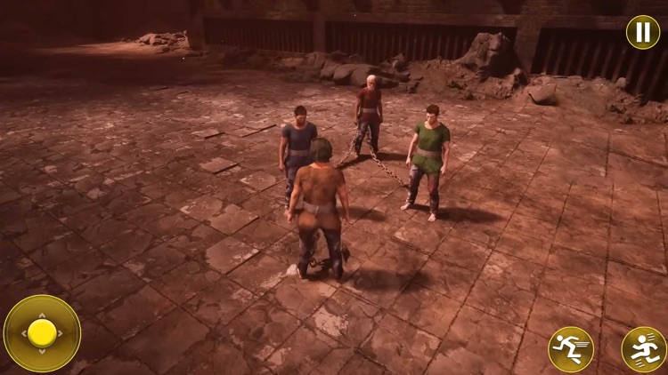 Chained Going Up Parkour Run