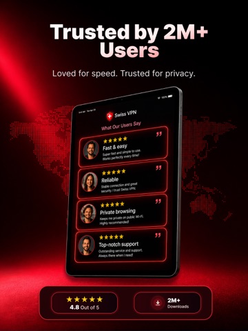 Swiss VPN UK: Fast & Secure iPad screenshot 2