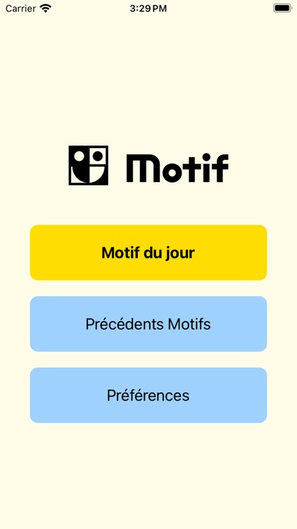 Motif, les mots croisés