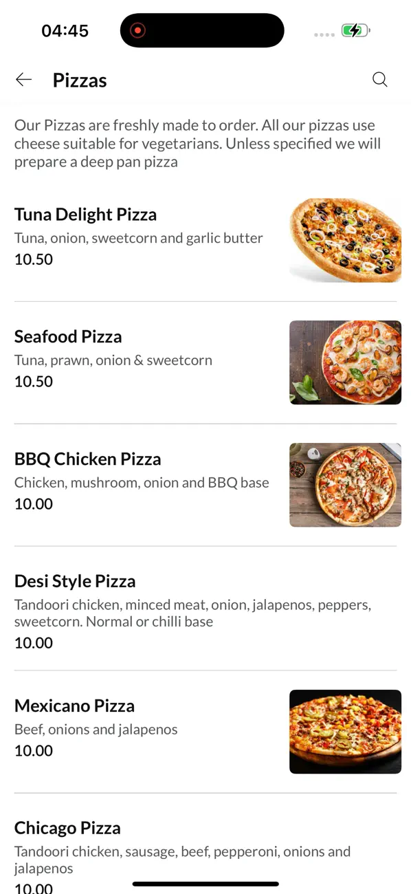 Screenshot #3 pour Pizza Zio.