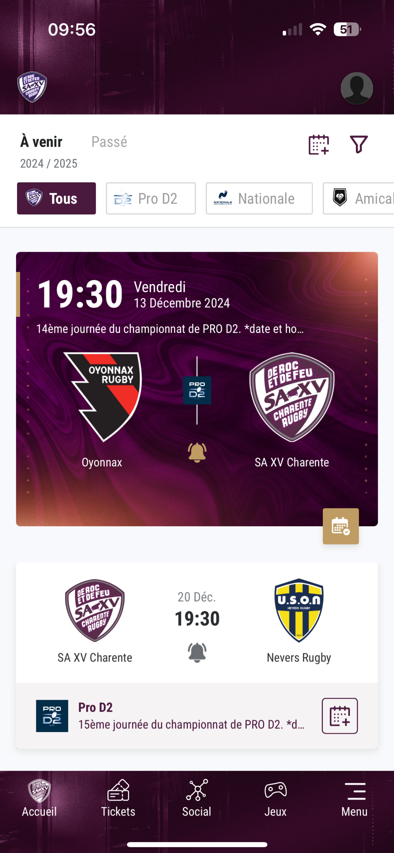 SA XV Charente Rugby screenshot 2