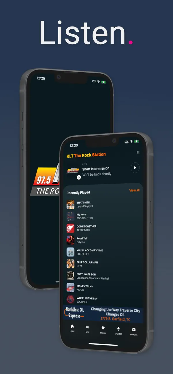Screenshot #1 pour KLT Radio - The Rock Station