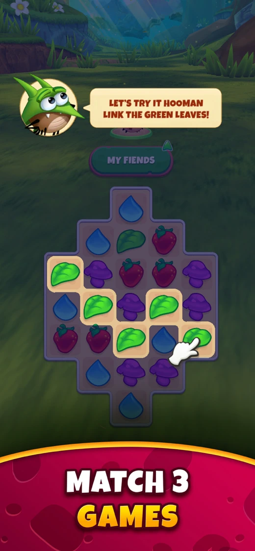 Best Fiends - Match 3 Puzzles screenshot 1
