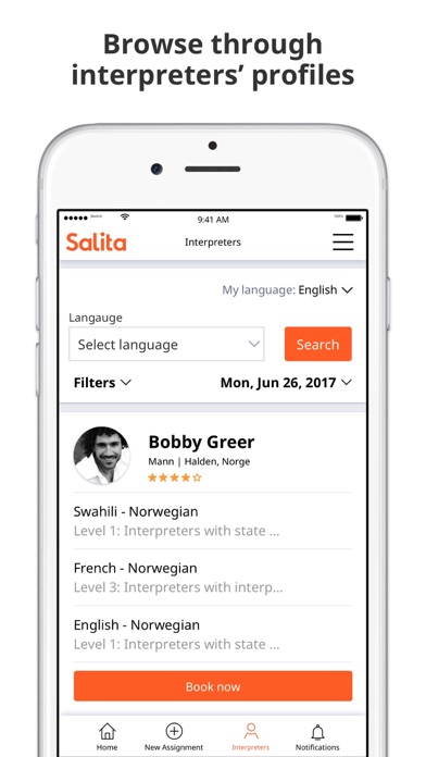 Salita Tolketjeneste Screenshot