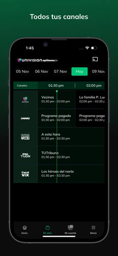 Univision App screenshot 2