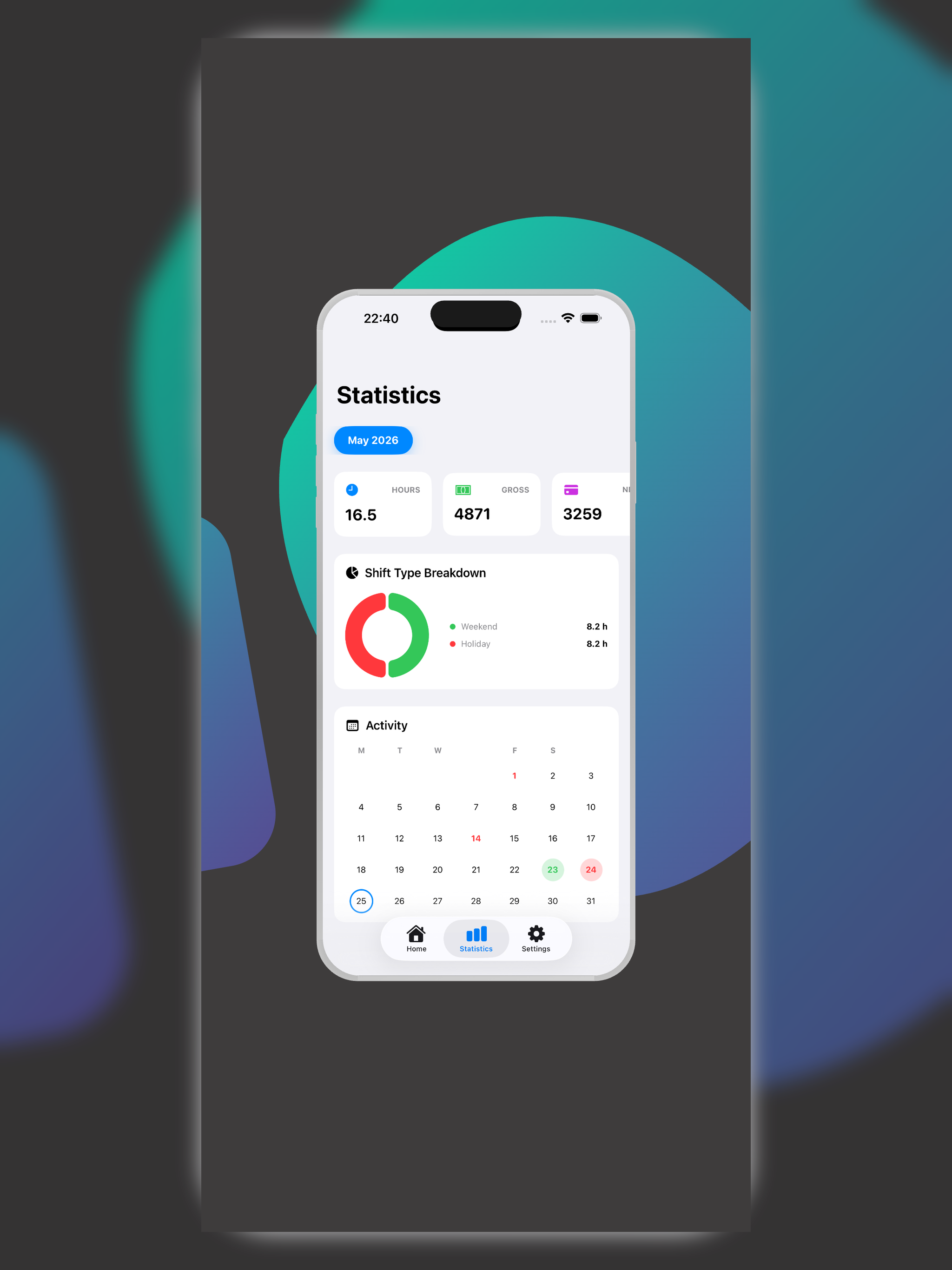 ArbetsTid screenshot 18