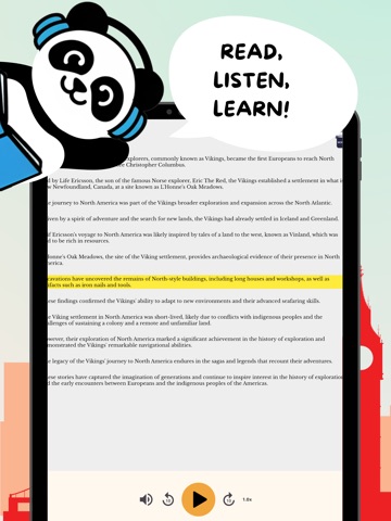 Panda StroryVox iPad screenshot