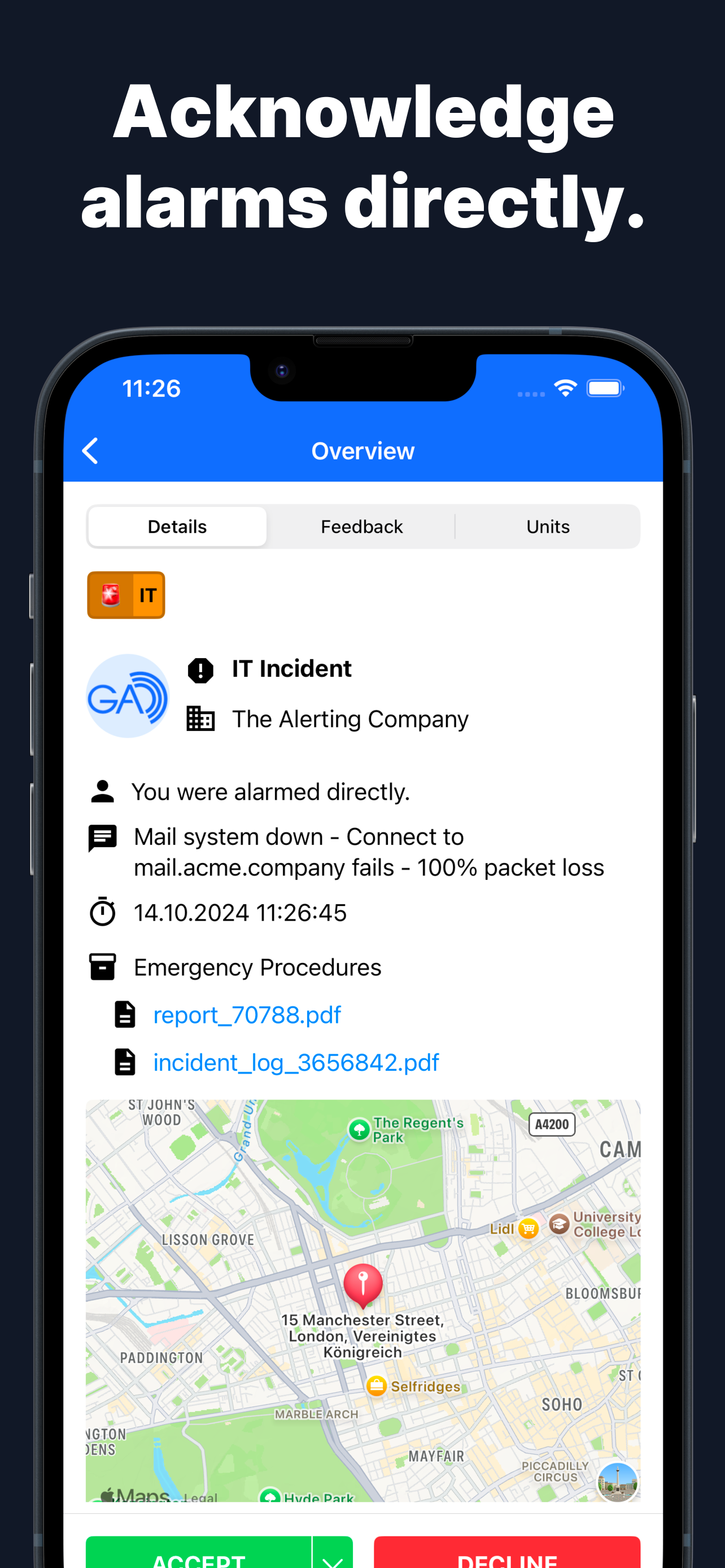 GroupAlarm.com screenshot 2