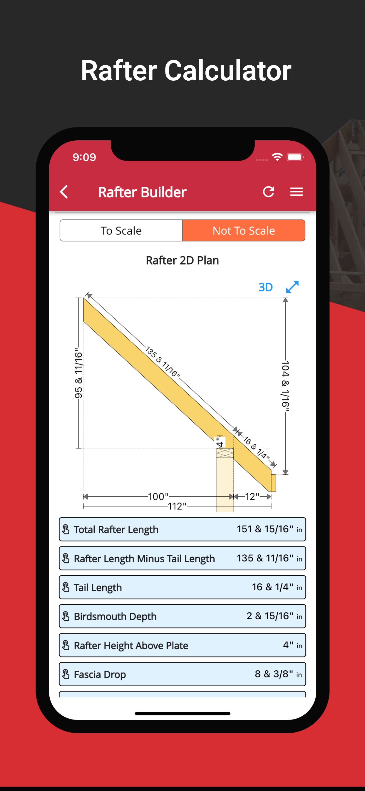 RedX Roof - Rafter Calculator