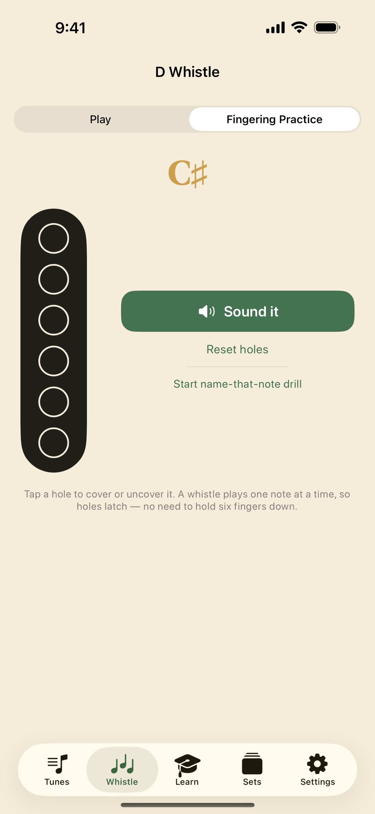 Session Whistle: Tin Whistle