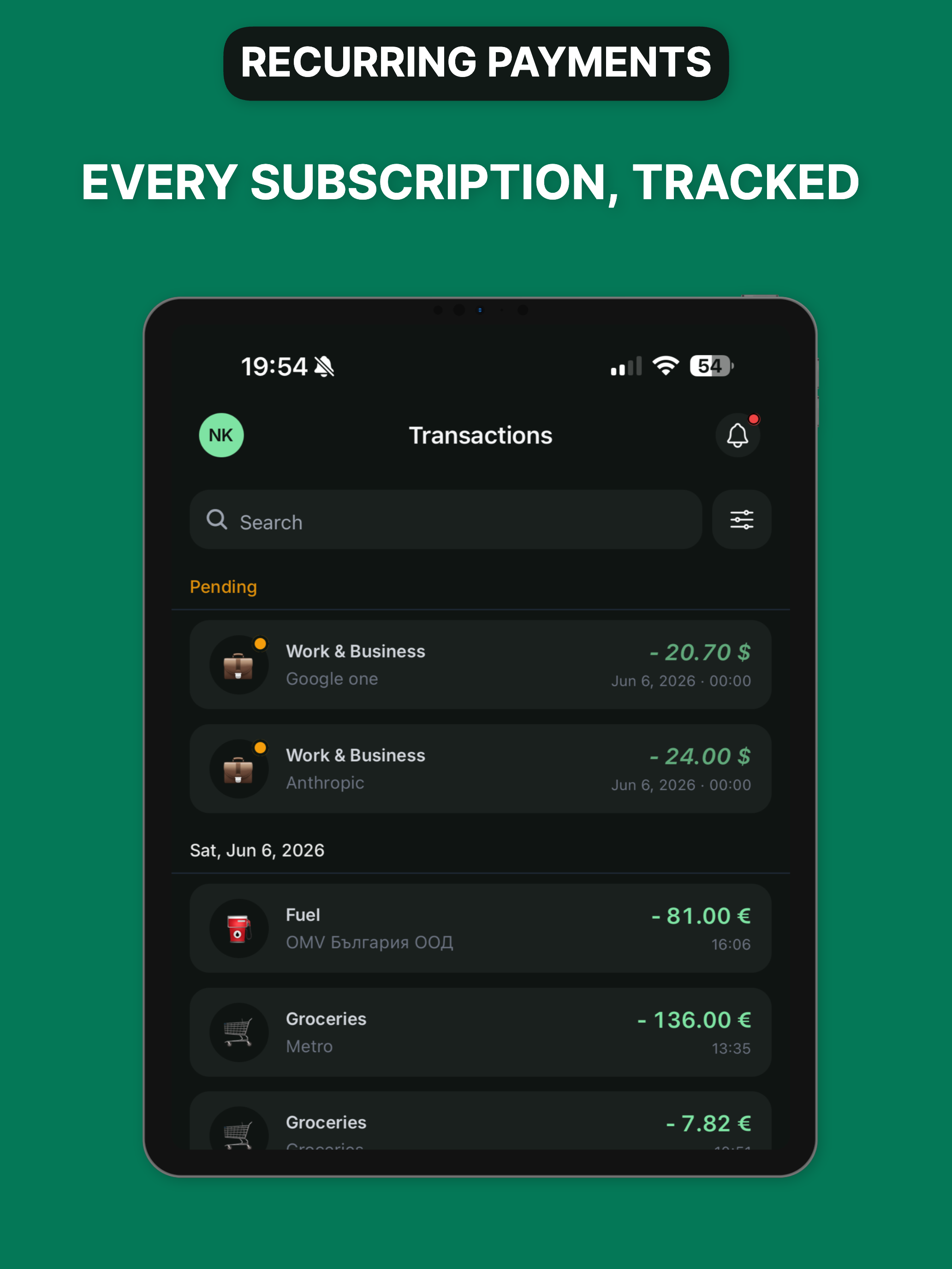 Yavo: Expense & Budget Tracker screenshot 10