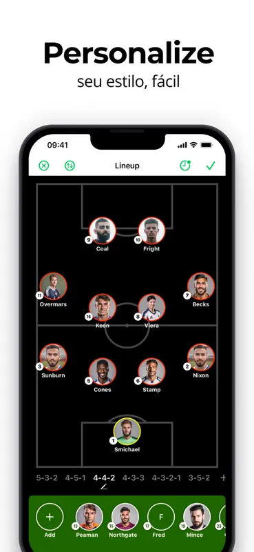 Fussball Aufstellung screenshot 2 of 7