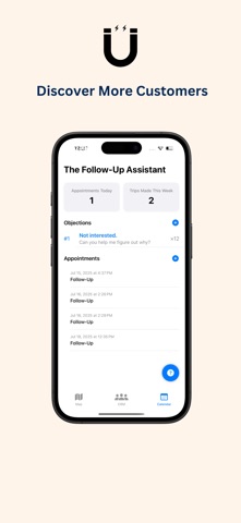 D2D Sales CRM iPhone screenshot