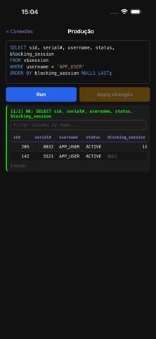 OraSentinel iPhone screenshot