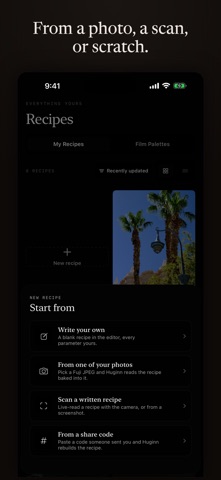 Huginn - Film Sim Recipes iPhone screenshot 9