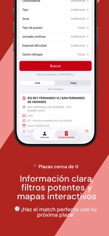 Docentes CAM. Interinos Madrid screenshot