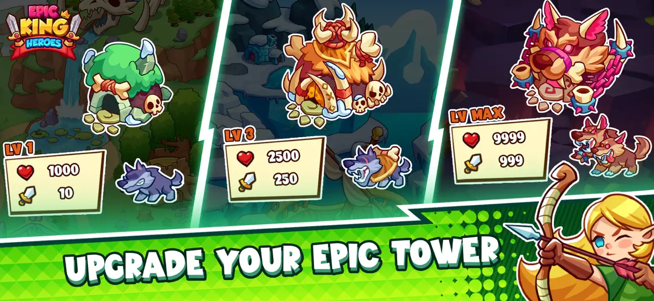 Epic King Heroes: Classic TD Hack screenshot 3 - iOS game interface