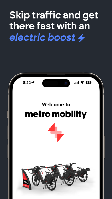 Metro Mobility E-Bike Share Screenshot