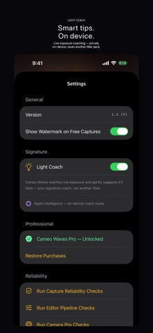 Cameo Waves: Pro Camera screenshot