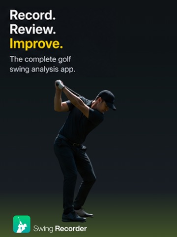 Golf Swing Recorder iPad screenshot