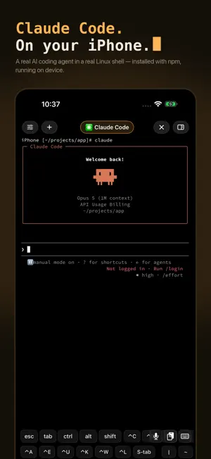 ViSH - AI Coding Terminal screenshot 1