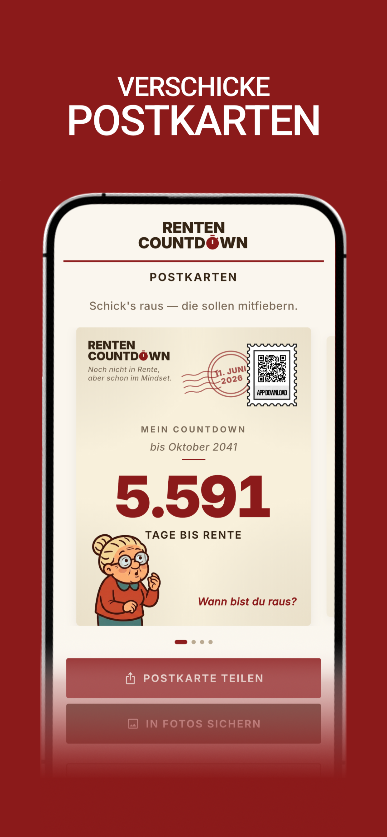 Renten Countdown by Turbo-Oma screenshot 5