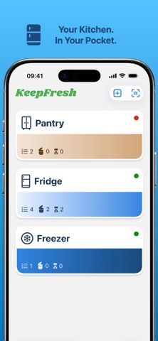 KeepFresh: Inventory Companion iPhone screenshot